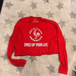 Long Sleeve Crop Top